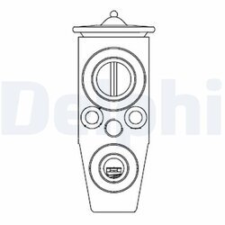 Expanzný ventil klimatizácie DELPHI CB1008V