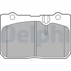 Sada brzdových platničiek kotúčovej brzdy DELPHI LP1460