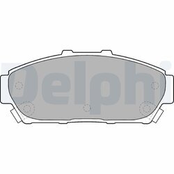Sada brzdových platničiek kotúčovej brzdy DELPHI LP1534