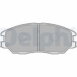 Sada brzdových platničiek kotúčovej brzdy DELPHI LP1857