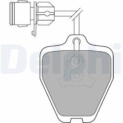 Sada brzdových platničiek kotúčovej brzdy DELPHI LP1463
