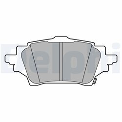 Sada brzdových platničiek kotúčovej brzdy DELPHI LP3608