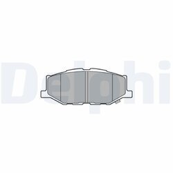 Sada brzdových platničiek kotúčovej brzdy DELPHI LP3637