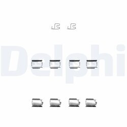 Sada príslušenstva obloženia kotúčovej brzdy DELPHI LX0343