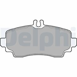 Sada brzdových platničiek kotúčovej brzdy DELPHI LP1401