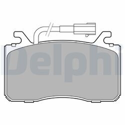 Sada brzdových platničiek kotúčovej brzdy DELPHI LP3435