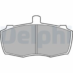 Sada brzdových platničiek kotúčovej brzdy DELPHI LP413
