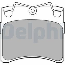 Sada brzdových platničiek kotúčovej brzdy DELPHI LP785