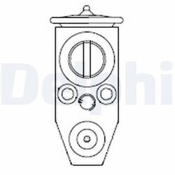Expanzný ventil klimatizácie DELPHI CB1016V