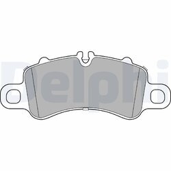 Sada brzdových platničiek kotúčovej brzdy DELPHI LP3308