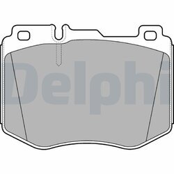 Sada brzdových platničiek kotúčovej brzdy DELPHI LP3172
