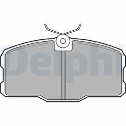 Sada brzdových platničiek kotúčovej brzdy DELPHI LP466