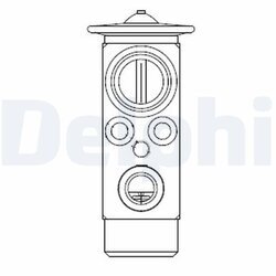 Expanzný ventil klimatizácie DELPHI CB1024V
