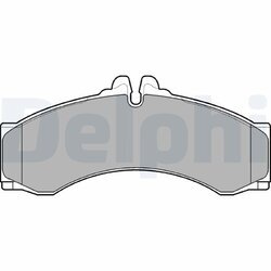 Sada brzdových platničiek kotúčovej brzdy DELPHI LP1046