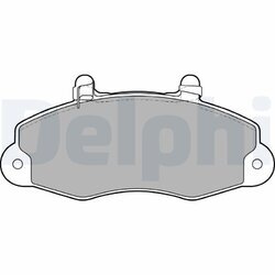 Sada brzdových platničiek kotúčovej brzdy DELPHI LP1417