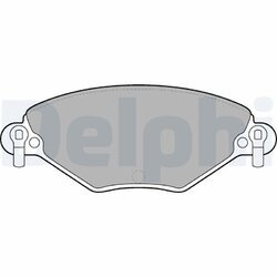 Sada brzdových platničiek kotúčovej brzdy DELPHI LP1654