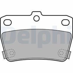 Sada brzdových platničiek kotúčovej brzdy DELPHI LP1942