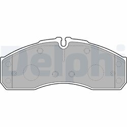 Sada brzdových platničiek kotúčovej brzdy DELPHI LP2042