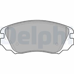 Sada brzdových platničiek kotúčovej brzdy DELPHI LP2080
