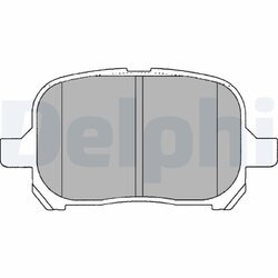 Sada brzdových platničiek kotúčovej brzdy DELPHI LP1144