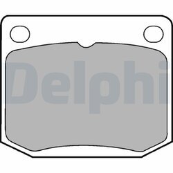 Sada brzdových platničiek kotúčovej brzdy DELPHI LP131