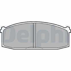 Sada brzdových platničiek kotúčovej brzdy DELPHI LP219