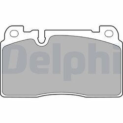 Sada brzdových platničiek kotúčovej brzdy DELPHI LP2491