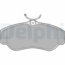 Sada brzdových platničiek kotúčovej brzdy DELPHI LP913