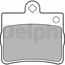 Sada brzdových platničiek kotúčovej brzdy DELPHI LP1402