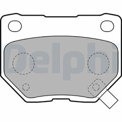 Sada brzdových platničiek kotúčovej brzdy DELPHI LP1780