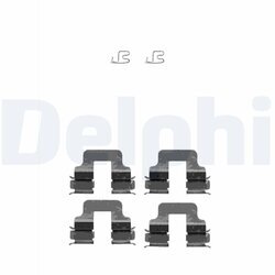 Sada príslušenstva obloženia kotúčovej brzdy DELPHI LX0342