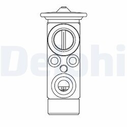 Expanzný ventil klimatizácie DELPHI CB1021V
