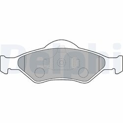Sada brzdových platničiek kotúčovej brzdy DELPHI LP1470