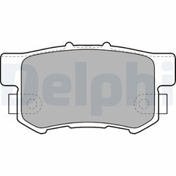 Sada brzdových platničiek kotúčovej brzdy DELPHI LP1507