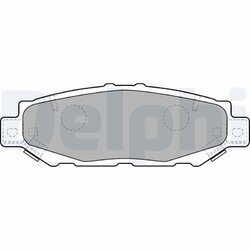 Sada brzdových platničiek kotúčovej brzdy DELPHI LP1508