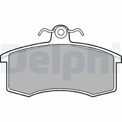 Sada brzdových platničiek kotúčovej brzdy DELPHI LP551