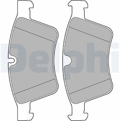 Sada brzdových platničiek kotúčovej brzdy DELPHI LP2139