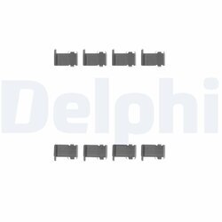 Sada príslušenstva obloženia kotúčovej brzdy DELPHI LX0226