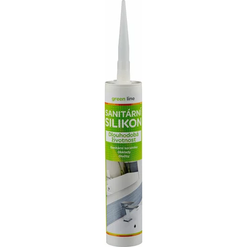 Silikón sanitárny, objem 310ml, biely, Den Braven
