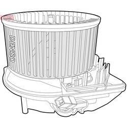 Vnútorný ventilátor DENSO DEA07015 - obr. 1