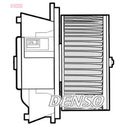Vnútorný ventilátor DENSO DEA09042 - obr. 1