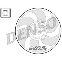 Ventilátor chladenia motora DENSO DER07008