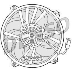 Ventilátor chladenia motora DENSO DER21015