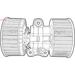 Vnútorný ventilátor DENSO DEA05004 - obr. 1