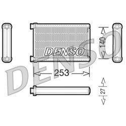 Výmenník tepla vnútorného kúrenia DENSO DRR05005