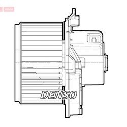 Vnútorný ventilátor DENSO DEA09071 - obr. 1