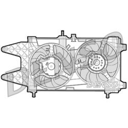 Ventilátor chladenia motora DENSO DER09037