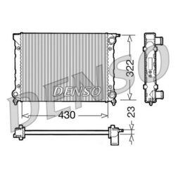 Chladič motora DENSO DRM32004