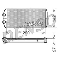 Výmenník tepla vnútorného kúrenia DENSO DRR07005
