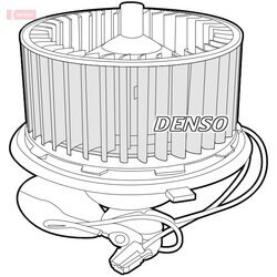 Vnútorný ventilátor DENSO DEA26001 - obr. 1